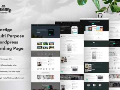 Prestige - Multi Purpose WordPress Landing Pages