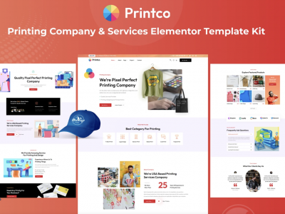 Printco - Printing Company & Services Elementor Template Kit