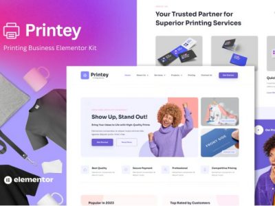 Printey - Printing Business Elementor Template Kit
