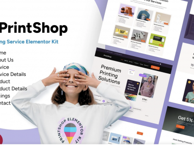 Printshop - Printing Business Elementor Template Kit