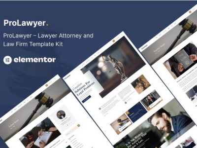 Prolawyer - Lawyer and Law Firm Elementor Kit