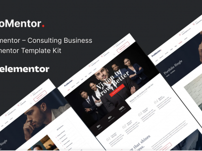 Promentor – Business Consulting Elementor Template Kit