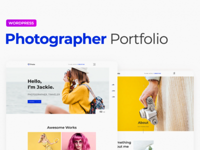 Proto – Photographer Portfolio Template Kit