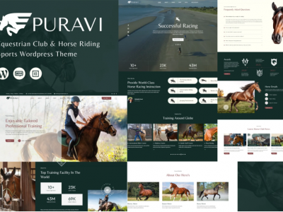 Puravi - Equestrian Club & Horse Riding Theme