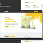 Pustak — eBook Unbounce Landing Page Template