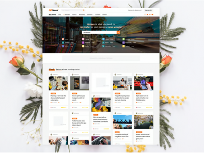 Qenews - Creative WordPress Theme for Bloggers