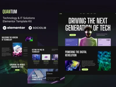Quantum - Technology & IT Solutions Elementor Template Kit