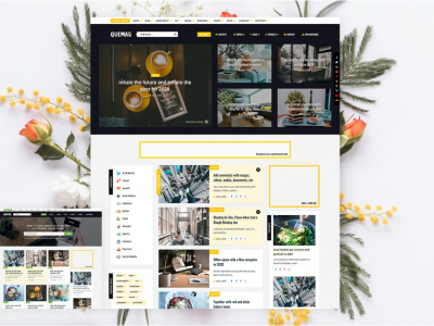 Quemag – Magazine WordPress Theme for Bloggers