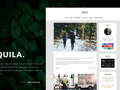 Quila Tumblr Theme