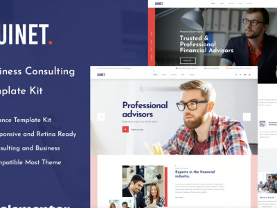 Quinet - Business Consulting Elementor Template Kit