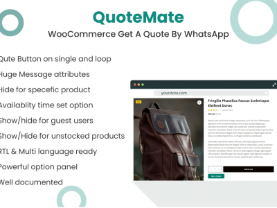 QuoteMate - WooCommerce Get A Quote By WhatsApp