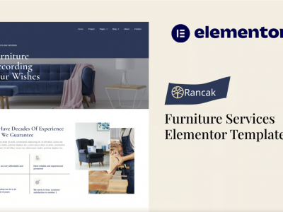 Rancak - Furniture Services Elementor Template Kit