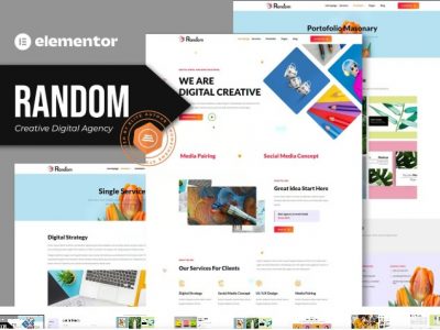 Random - Creative Digital Agency Elementor Template Kit