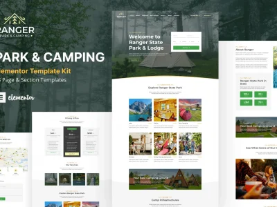 Ranger - Camping & Adventure Elementor Template Kit
