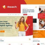 Reach - Digital Agency & Creative Elementor Pro Template Kit
