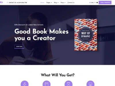ReadKit - Book Elementor Template Kit