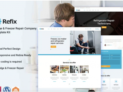 Refix - Appliance Repair Company Elementor Template Kit