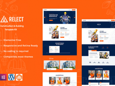 Relect - Construction & Building Elementor Template Kit