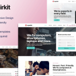 RepairKit - Mobile Phone & Computer Repair Elementor Template Kit