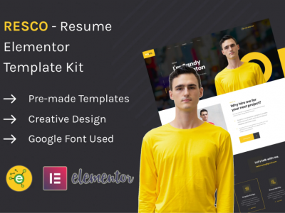 Resco - Resume Elementor Template Kit
