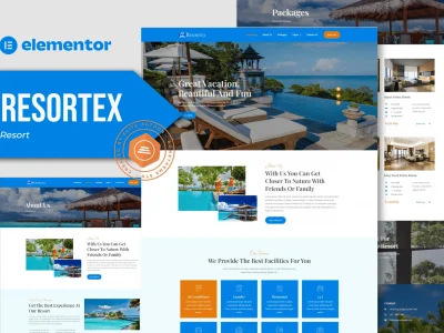 Resortex - Hotel & Resort Elementor Pro Template Kit