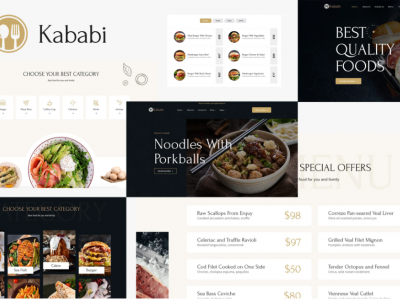 Restaurant WordPress Theme - Kababi