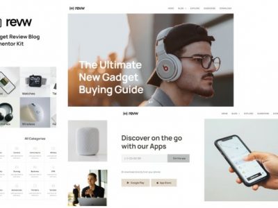 Revw - Gadget Review Blog Elementor Template Kit