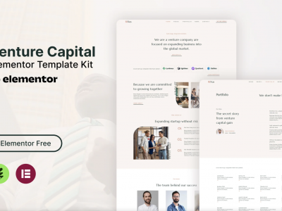 RiXus - Venture Capital Elementor Template Kit