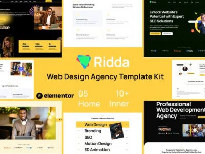 Ridda - Web Design Agency Template Kit