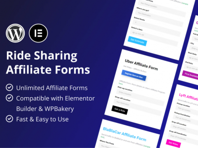 Ride Sharing Affiliate Forms