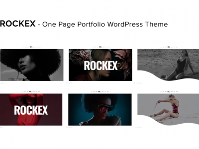 Rockex - One Page Portfolio WordPress Theme