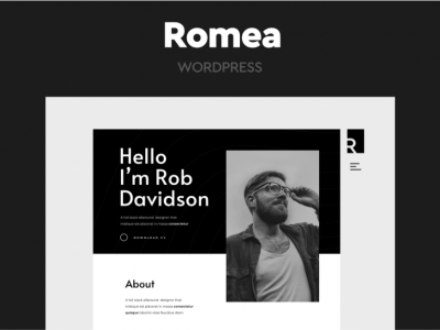 Romea - Personal Portfolio WordPress Theme