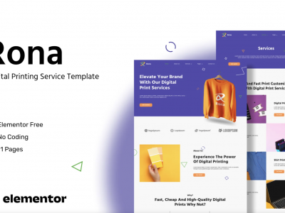 Rona - Digital Printing Service Template Kit