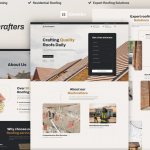 Roofcrafters - Roofing Company Elementor Pro Template Kit