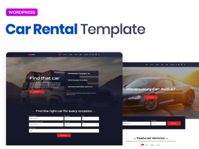 Rotors – Car Rental Elementor Template Kit