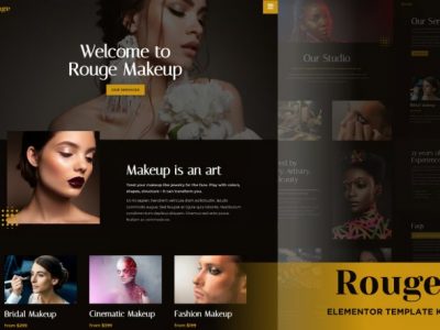 Rouge - Makeup & Beauty Elementor Template Kit
