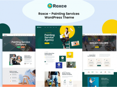 Roxce - Painting Services WordPress Theme
