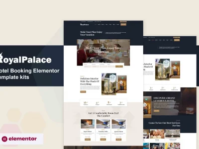 Royalpalace - Hotel Booking Elementor Pro Template Kit