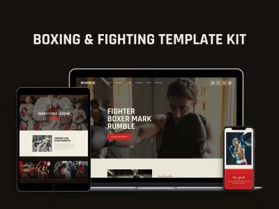 Rumble - Boxing, MMA & Fighting Elementor Template Kit