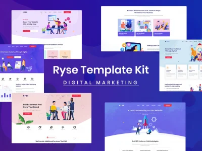 Ryse - SEO & Digital Marketing Elementor Template Kit