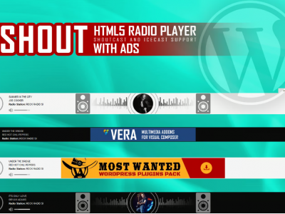 SHOUT - HTML5 Radio Player With Ads - WP Plugin