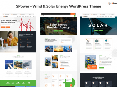 SPower - Wind & Solar Energy WordPress Theme