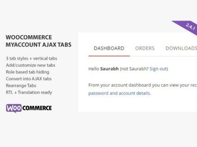 SS WooCommerce Myaccount Ajax Tabs