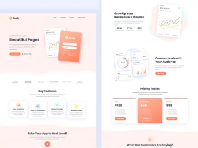SaaSy - SaaS & App Landing Page Template Kit