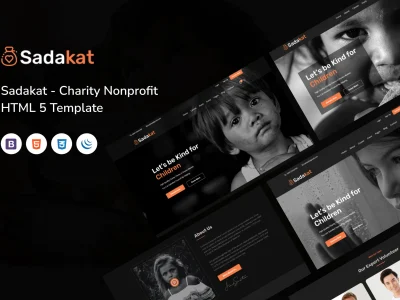Sadakat - Charity Nonprofit HTML 5 Template