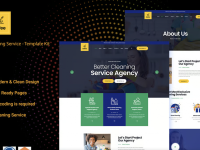 Safee - Cleaning Service Elementor Template Kit