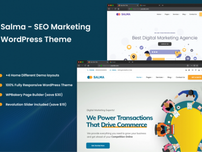 Salma - SEO Marketing WordPress Theme