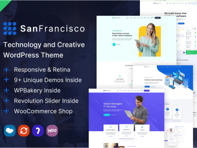 San Francisco - Creative WordPress Theme