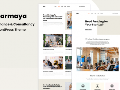 Sarmaya – Finance & Consultancy WordPress Theme