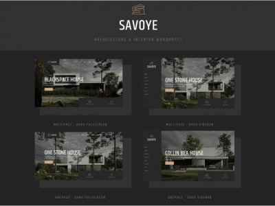 Savoye - Architecture & Interior WordPress Theme